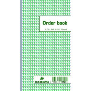 Orderboek exacompta 175x105mm 50x2vel | 1 stuk | 10 stuks