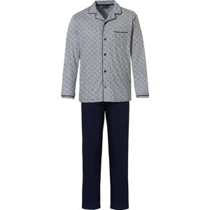 Pastunette for Men - Graphic Grey - Pyjamaset - Grijs/Blauw - Maat L