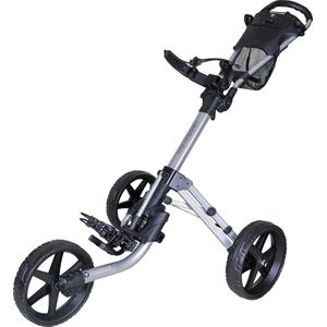 FastFold Mission 5.0 Golftrolley - Zilver Zwart