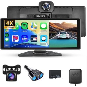 Dashcam voor auto voor en achter – Dual dashcam – Voor- en achtercamera – Autocamera – Full HD dashcam – Dashcam met nachtzicht – Dashcam met bewegingssensor – Groothoeklens – Parkeermodus – Loop recording – Dashcam met SD-kaart