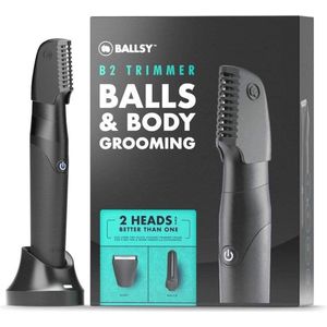 Lies- en Lichaamstrimmer voor Heren met Waterdicht Ontwerp en Draadloos Oplaadstation - Inclusief Snelwisselkoppen voor Ultieme Close Shave