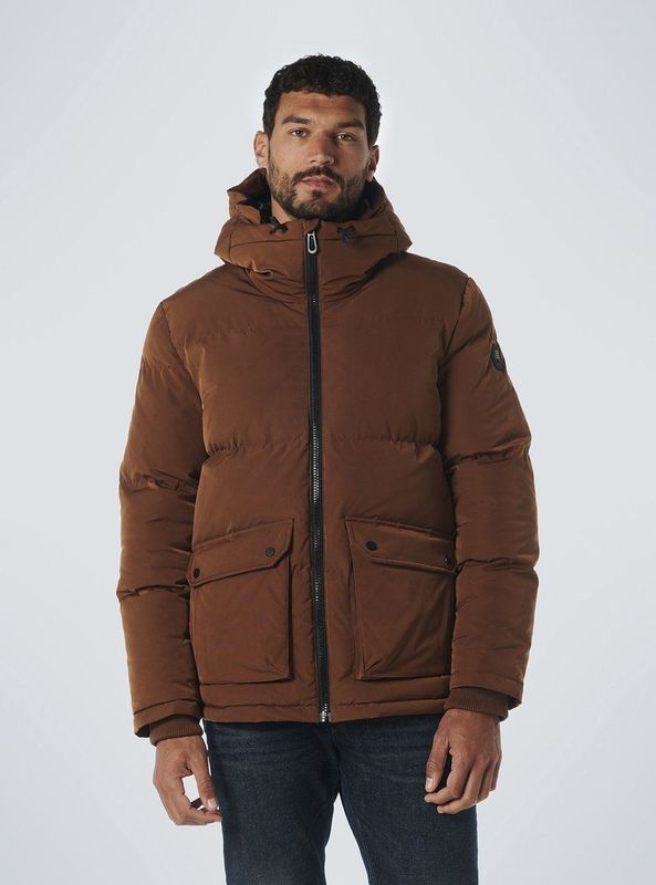 No Excess Mannen Jas Met Capuchon Camel XXL