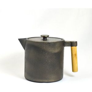 Chiisana 0.9l gietijzeren theepot, ijzeren koffiepot
