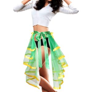St. Patrick's Day Tutu Rok, Groene Gelaagde Kant-Up Ballet Rok St. Patrick's Day Tule Dans Rok Leprechaun Kostuum Ierse Feest Accessoires Carnaval Prom voor Vrouwen