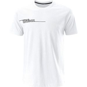 Short-sleeve Sports T-shirt Wilson Team II Teach White