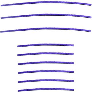 Somstyle Vilt Strips Geschikt voor Dyson V6, V7, V8, V10 & V11 Rolreiniger Set - 9 Stuks - Stofzuiger Accessoires - Zachte Pluche Strip voor Mondstuk - Paars