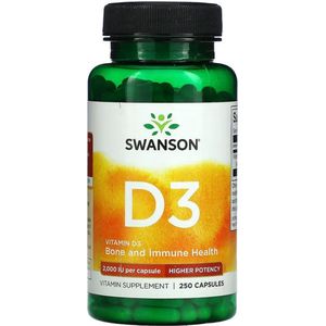 Vitamin D3 - 2000IU - 250 softgels Softgels Swanson