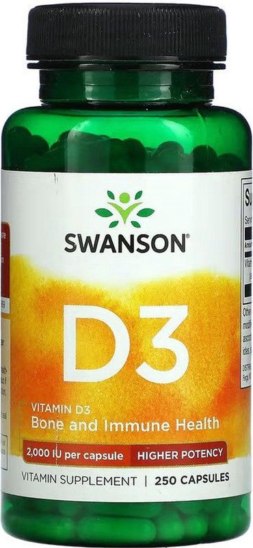 Vitamin D3 - 2000IU - 250 softgels Softgels Swanson