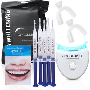 Tanden Bleken - TandenBleekSet - 5 Gelspuiten - Witte Tanden - Zonder Peroxide (0%) - Veilig Thuis Bleken - professionelen tanden bleek set - Tanden bleek set - stralende lach - 3D led - Snel Resultaat
