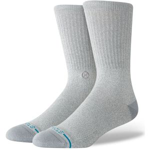Stance Icon Crew – Herensokken – Grijs – Casual & Comfortabel – Maat 43-47