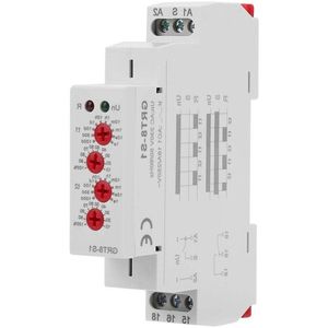 Mini asymmetrische cyclus-timer GRT8-S1 AC 230 V AAN/UIT-herhalingscyclus-tirelais voor het regelen van de cyclusvertraging