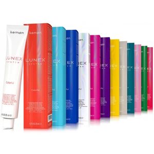 Kemon Lunex System Colorful Blue Direct Hair Color 4.2 Ounce 125 Milliliters