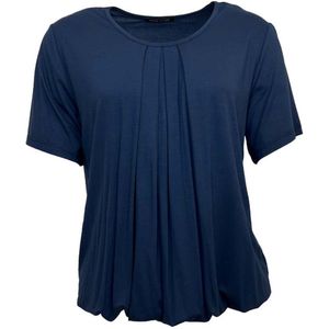 Pink Lady dames blouse - BV101 - navy uni - KM - maat M