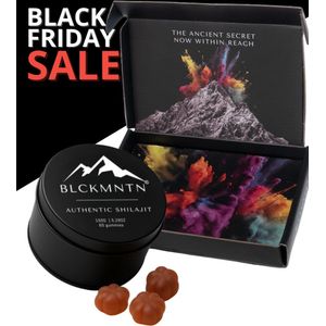 Authentic Shilajit Gummies Gold | 60 PCS | Himalayan Shilajit 100% Pure | Lemon Flavour