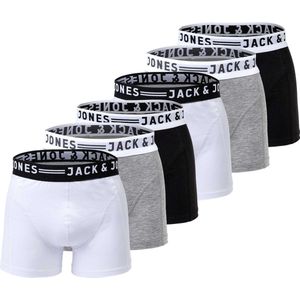 Jack&Jones Boxershorts SENSE TRUNKS 3 PACK Set van 6