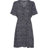 Vero Moda Jurk Vmalba Ss Short Dress Wvn Ga Noos 10292845 Navy Blazer/joey Dot Dames Maat - M