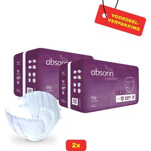 2x Absorin Comfort Slip Dag/Nacht Maat M - 2x 28 stuks - Voordeelverpakking!
