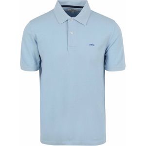 McGregor - Classic Piqué Polo Lichtblauw - Regular-fit - Heren Poloshirt Maat XL
