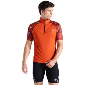 Dare2b Riding Korte Mouw Wielertrui Oranje XS Man