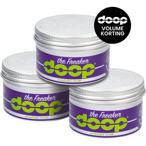 doop The Freaker 3X 100ml - Wax - Voordeelverpakking - Haarverzorging - Shaping Gum