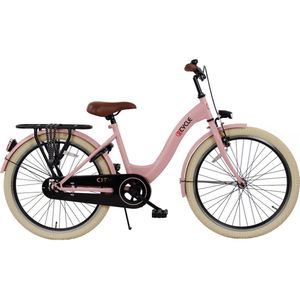 2Cycle City kinderfiets 24 inch (8 tot 10 jaar) voor meisjes roze