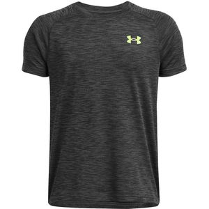 Under Armour - Tech Textured T-shirt - Zwart - Korte Mouwen - 7 Years - Jongens