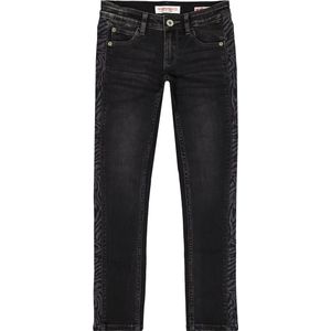 Vingino meiden skinny jeans Amia Zebra Dark Grey Vintage