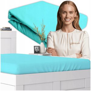 Jersey Hoeslaken 180x200cm Katoen Mint Groen - Nederlands Product