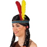 Boland - Hoofdband Lonato - Één maat - Kinderen en volwassenen - Unisex - Cowboy - Indiaan