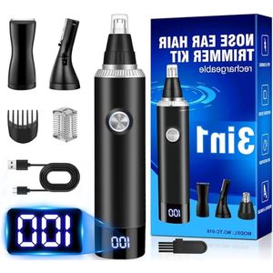 Neustrimmer - Oortrimmer - Neushaar trimmer - Neus tondeuse - Gezichtsverzorging - Mannen - Dames - Elektrisch - Grooming