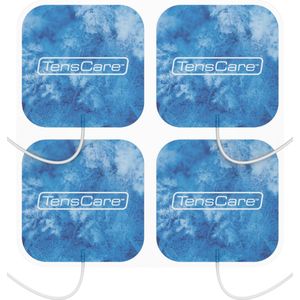 TensCare Cool Relief Elektroden pads 50x50mm – Langdurige Pijnverlichting met Menthol en Lidocaïne – 4 stuks