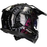 LS2 - MX702 Pioneer II Rangi - Integraalhelm - Zwart - KPA