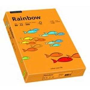 Rainbow gekleurd papier A3 80 gram 24 oranje 500 vel