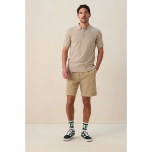 Sissy-Boy - Lichtbruine - Gebreide Polo - Korte Mouwen