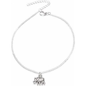 Fako Bijoux® - Enkelbandje - Enkelsieraad - Olifantje