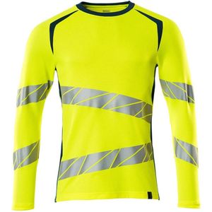 Mascot T-Shirt, Langarm Accelerate Safe 19081-771 Hi-vis Gelb/Dunkelpetroleum-XXL