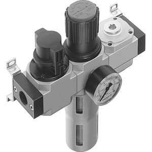 Festo Luchtverzorgingsunit G3/8'' 0.5-12bar 2420l/min 40µm Midi - 185725 - P2X9V