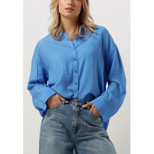 MSCH Copenhagen Mschaudia Shirt Dames - Jurken - Blauw - Maat M/L