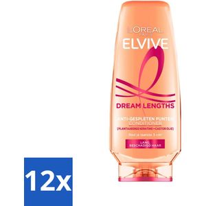 L'Oréal Paris Elvive Dream Lengths - Conditioner - 250 ml - Voordeelverpakking - 12 stuks