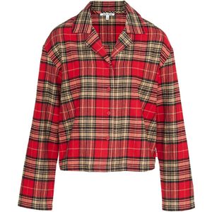 OTTO - After Dark - Pyjama Top - Knalliges Rood - Lange Mouwen