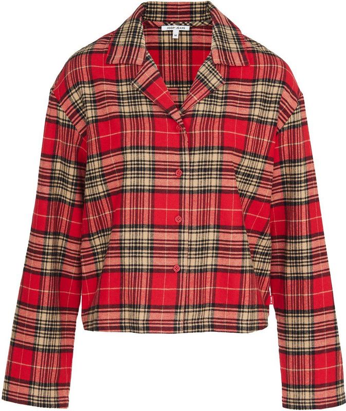 OTTO - After Dark - Pyjama Top - Knalliges Rood - Lange Mouwen