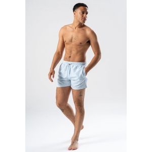 Zwemshorts - Lichtblauw/Wit
