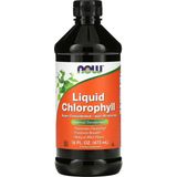 Now Foods - Chlorofylvloeistof - 473 ml - Supergeconcentreerd - Natuurlijke Muntsmaak