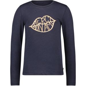Like Flo - Emy - Longsleeve T-shirt - Navy Blauw - Winter Jersey