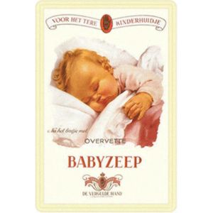 Babyzeep reclame De Vergulde Hand wand- reclamebord 30x40cm