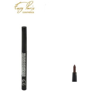 Easy Paris Cosmetics - Donker Bruin oogpotlood & lippotlood draaibaar / Automatic Eye & Lip Pencil - Waterproof - Nummer 08 Marron Oscuro - 1 stuks