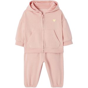 Sportset - Fleece - Baby - Zwart - 80% Katoen, 20% Gerecycled Polyester