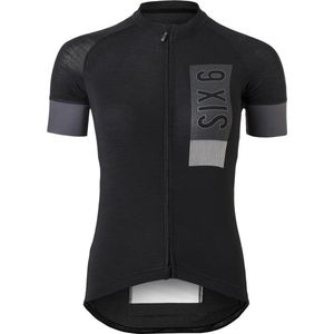 AGU Solid Merino Fietsshirt II SIX6 Dames - Zwart - L