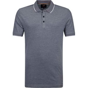 Suitable - Oxford Polo Grijs - Modern-fit - Heren Poloshirt Maat S