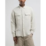 Replay - Chemise - Lichtgroen - Linnen - Heren